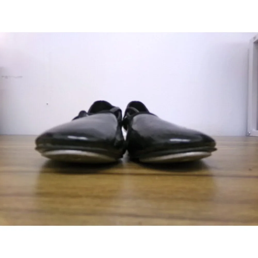 Pre-Owned Dance Tan Tap Shoes ABT Kids 1.5 Mary Jane Patent Leather Loop Strap